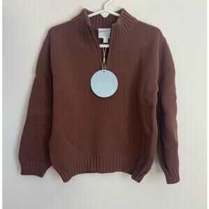 Little English Quarter Zip‎ Sweater size 7